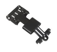 XBERSTAR Placa deslizante de chasis para Tamiya 1/10 Hornet EVO RC placa base frontal de aleación de aluminio protector de chasis (negro)