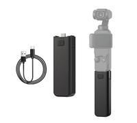 XBERSTAR Pocket 3 - Mango de batería para DJI Osmo Pocket 3, mango de alimentación portátil de 4500 mAh para cámara portátil (negro)