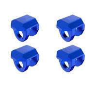 XBERSTAR Soporte amortiguador de aluminio para ARRMA 1/18 Granite Grom / 1/14 Typhon Grom / 1/16 Mojave Grom Shock Tower Damper Holder (azul)