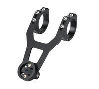 XBERSTAR Soporte frontal para bicicleta para Garmin/Bryton/Cateye (negro)