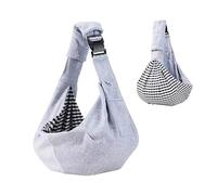 Xbessc Bolso Bandolera para Animales Gris Mochila Transportin para Gatos Perros Transporte Reversible Mochilas para Perro con Cinturón Seguridad y Bolsillo para Perros y Gatos Pequeños hasta 7,5 kg