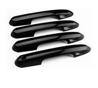 XBFHTUYJF Embellecedor para Manija De Puerta Coche para Toyota para RAV4 2019-2025 Pegatinas Decorativas Tapa manija Puerta(Black B)