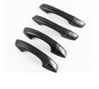 XBFHTUYJF Embellecedores Cromados De Fibra Carbono para Manijas Puertas Laterales para Seat para Leon para MK3 2013-2019 Tapa manija Puerta(0 Button)