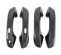 XBFHTUYJF Embellecedores Cromados De Fibra De Carbono para Manijas De Puertas Laterales De para Volkswagen para VW ID.3 para Cupra Formentor 2020-2024. Tapa manija Puerta(Carbon Handle)
