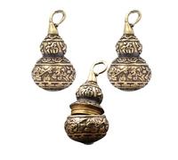 xbiez 3 collares elegantes con dije de calabaza hechos a mano para hacer joyas y manualidades creativas, pieza de latón