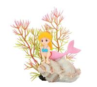 xbiez Acuarios Chica Rubia Paisaje Escondite Acuarios Decoraciones Arte Terrario Hábitat Adornos