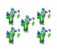 xbiez Acuarios Paisajismo Artificial Lotos Figurilla Plantas Peceras Paisajismo Para Camarones Cría Paisaje Adornos Decorativos Peceras Plantas