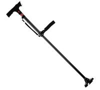 xbiez Bastón de senderismo plegable de altura regulable, construcción de aluminio ligero, agarre ergonómico, compacto para viajes, LED, peso ligero, bastones para caminar por la noche