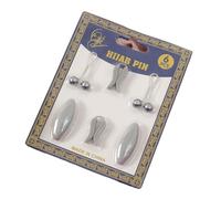 xbiez Broche de perlas artificiales para bufanda, para varias ocasiones, Plástico