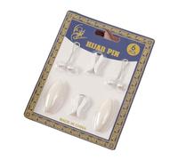 xbiez Broche de perlas artificiales para bufanda, para varias ocasiones, Plástico
