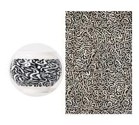 xbiez Calcomanías de cerámica, papel de transferencia de arcilla de cerámica, esmaltado, papel de flores, papel de cerámica para manualidades