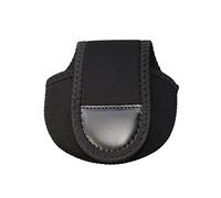 xbiez Carrete de pesca con funda protectora para spinning/baitcasting/tambor/carrete de balsa, bolsa de almacenamiento de accesorios de pesca, Black