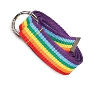 xbiez Cinturón trenzado de cadena de cintura arcoíris para mujer, baile, banquete, club, fiesta, LGBTQ+, arco iris, elegante cinturón tejido LGBTQ+ Accesorios, Rainbow a Model 126, Talla única