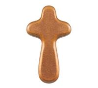 xbiez Cruz de madera de pino, utensilio de iglesia, recuerdo religioso, cómodo, sostiene cruces que se ajustan perfectamente a tu mano