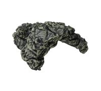 xbiez Decoración de acuarios de resina, piedra de roca, cueva, peceras, ornamento, paisajes, escondites de cueva, casa para peces reptiles