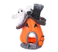 xbiez Decoración para acuarios, casa de calabaza, peceras, paisaje, cueva, refugio para peces, camarones, paisajismo seguro