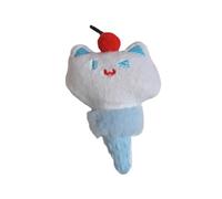 xbiez Delicado broche de pelo de helado en forma de gato, horquilla de felpa suave, horquilla de pelo a la moda para fiestas, cosplay, uso diario