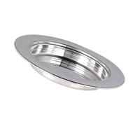 xbiez Durabilidad - Plato ceremonial de acero inoxidable 304 para comunión, bandeja de pan para servicios y pasteles, presentación, ceremonia religiosa, plato para servir