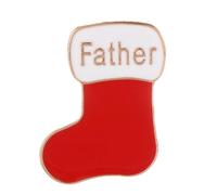 xbiez Elegante broche de calcetín de Navidad, accesorio de Navidad, Año Nuevo, broche para mujer, accesorios para fotos