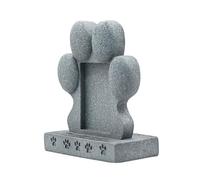 xbiez Estatua conmemorativa de resina de piedra para mascotas, perros, gatos, para pérdida, regalo cómodo, decoración de jardín, regalo conmemorativo, accesorios para fotos, resinas para mascotas