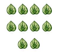 xbiez Hojas de plantas acuáticas para peceras, decoración de acuario, aspecto hermoso, hojas artificiales multicolor