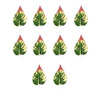 xbiez Hojas de plantas de agua para tanques de peces Decoraciones de acuario Hermosa apariencia Planta Artificial Hojas Multicolor