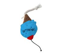 xbiez Juguete de simulación de comida para perros, juguete de peluche divertido interactivo para perros, juguete masticable para perros al aire libre, herramienta molar de dientes