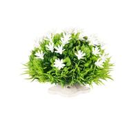 xbiez Life Like Fishtanks - Decoración de plantas artificiales con base de cerámica para acuarios, paisajismo subacuático