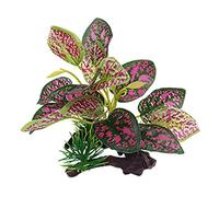 xbiez Rama artificial de acuario para ocultar hojas, adorno seguro para todos los peces