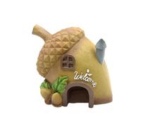 xbiez Resinas de refugio de túnel para peceras, cueva, decoración única de piñas Durians para acuarios y tiendas de mascotas