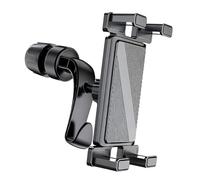 xbiez Soporte multiángulo para asiento trasero de coche con construcción de ABS y posicionamiento flexible para teléfonos/tabletas, herramienta menos instalación de montaje en coche