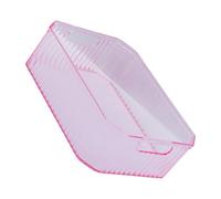 xbiez Tazón de remojo de uñas, cuenco removedor de esmalte de gel para uñas acrílicas, removedor de polvo de inmersión, caja de almacenamiento para el hogar, salón, escritorio