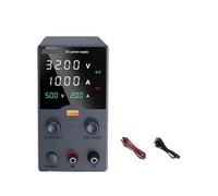 XBNYIGHNA Fuente de alimentación CC 30 V, 10 A y 5 A, Variable, for Banco, Ajustable, for Laboratorio, con regulador Voltaje 60, A 120 3 A(W-ga3010h Black)