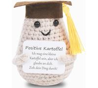 XBOCMY Mini Pocket Hug Positive Potato, Gifts for Boyfriend, Funny Gift for Girlfriend, Motivational Gifts, Small Lucky Charm Best Friend, Small Hug Pocket Hug Potato Luc