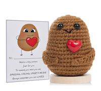 XBOCMY Pocket Hug Positive Potato, Gifts for Boyfriend, Funny Gift for Girlfriend, Motivational Gifts, Small Lucky Charm Best Friend, Small Hug Pocket Hug Potato Lucky Charm