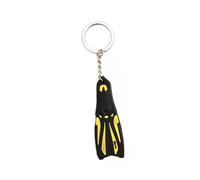 XBOKA 1 llavero de silicona para buceo, aleta de buceo, elegante, accesorio temático, 13 cm