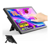 XBONFIRE Pantalla táctil 10.1" 1920x1200 HDMI 16:10 IPS Rpi para Pi 5/4/3/2/Zero/B/B+ Win11/10/8/7W/VESA, altavoz, ventilador, controlador sin soporte