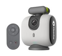 XbotGo Chameleon Cámara Deportiva Automática 4K 60FPS-Cámara de Acción con Seguimiento para Fútbol y Baloncesto en Deportes de Equipo, Transmitir en Directo, Compatible con iOS y Android (Gris Perla)