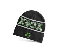 Xbox Gorro Beanie para niño en Negro | Gorro de Invierno Tejido con Icono Bordado para niños | Gorro cálido con puños para niños de Talla única para Jugadores | Regalo de Productos
