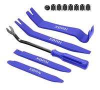 XBRN Kit de 5 herramientas para extraer tapicería de automóviles, para puerta, ventana y panel de coche, para quitar clips automáticos
