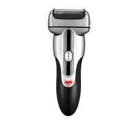 Xbsduih 1 unidad de afeitadora eléctrica para hombre y barba, máquina de afeitar calva, 3 cabezas ABS + acero inoxidable