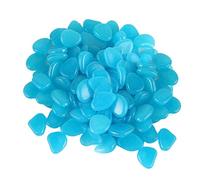 Xbsduih 100 unidades Glow in Il,piedra decorativa para pasarelas al aire libre, jardines, zanjas o acuarios