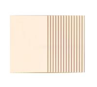 Xbsduih 15 piezas Basswood Craft Board Model Toys Building Carving Educativo Accesorios DIY Chips de tilo DIY