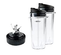 Xbsduih 6 piezas de repuesto para cuchillas de extracción de aletas para batidora BL770 BL780 BL660, juego de tazas monodosis de 16 onzas