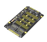 Xbsduih Adaptador Combo M.2(NGFF) NVME PCI-e SSD A U.2 SFF-8639 y M.2(NGFF) SATA SSD A SATA