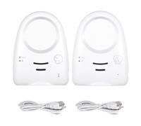 Xbsduih Baby Digital Inalámbrico Portátil de 2,4 GHz Conversación Unidireccional Detector de para Niños Cristalino Transmisión Sensible Fácil de Usar