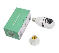 Xbsduih Bombilla WiFi 5G Cámara para Visión Nocturna Vigilancia Un Color Monitoreo Automático de Personas Monitoreo de Videovigilancia Cam