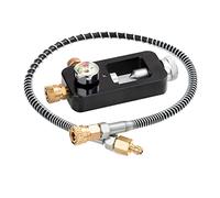 Xbsduih Bombonas para Buceo Juego de Adaptadores de Carga Adaptador para Bombona de Oxígeno Negro con Tubo para Medidor de Presión