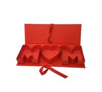 Xbsduih Caja de flores para el día de la madre, caja de regalo para flores vacía paquete rellenable de cartón caja regalo con forma de madre para flores día de la madre, D 1 unidad