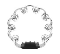 Xbsduih Campana de mano con forma de flor de doble capa, portátil, resistente y fácil de usar